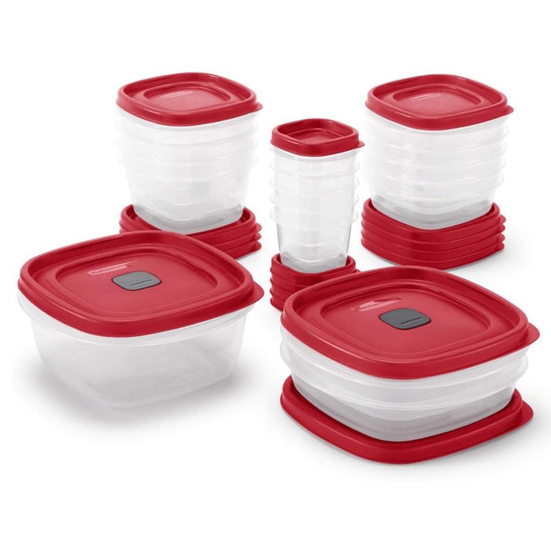 Rubbermaid 2066488 Easy Find Lids 17 Piece Storage Containers BPA