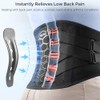 FREETOO Correa de Soporte Lumbar para Alivio del Dolor de