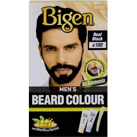 Bigen Beard Colour for Men, Leaves No Stains, Grey Hair Cover for Beard in 10 Minutes, No Ammonia, 100 Real Zwart