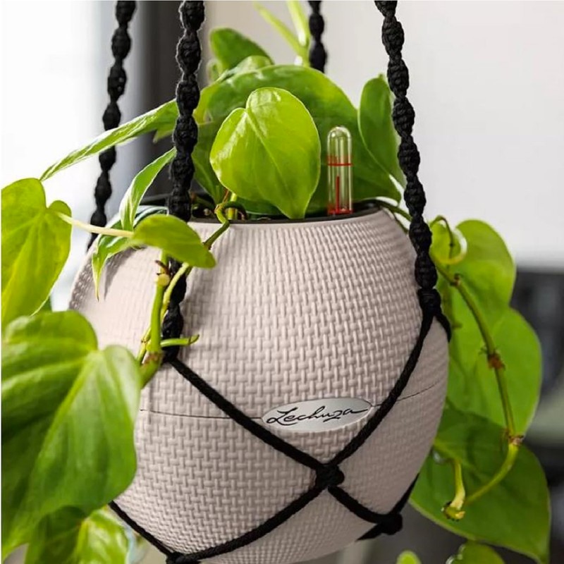 LECHUZA - Accessories Macrame Hanger Boho 90 cm Grey Cotton