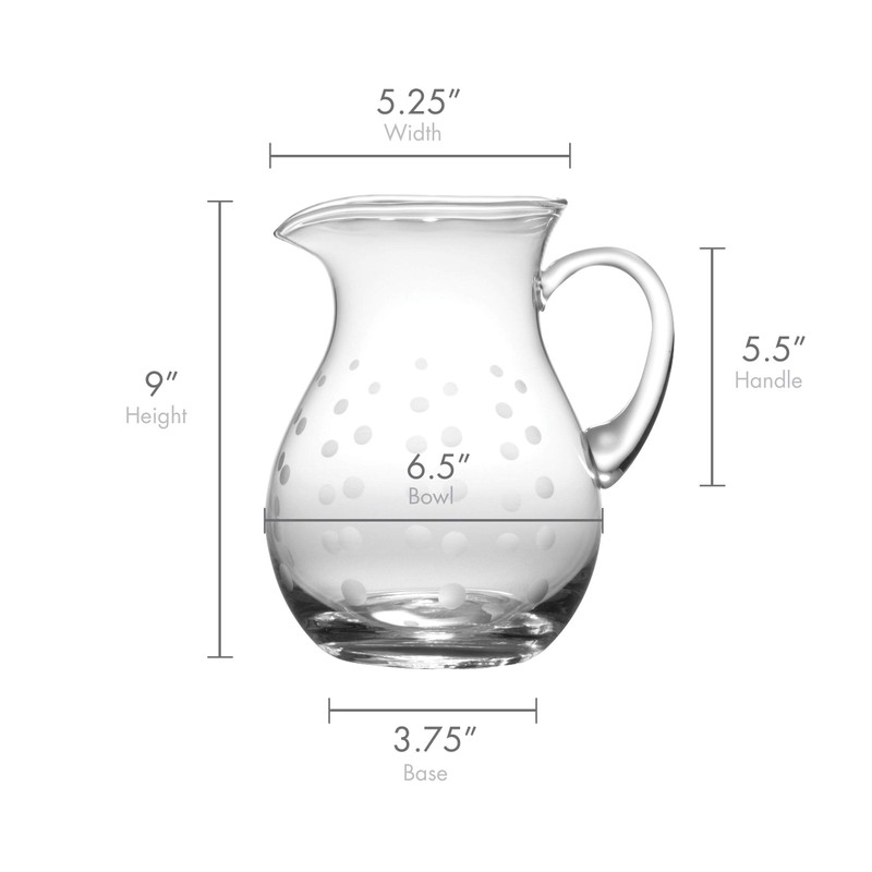 Mikasa Cheers Glass Beverage Pitcher, 3.25-Quart