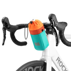 ROCKBROS Bike Cup Holder Bike Water Bottle Holder Bag for Kid with Pocket Bicycle Water Bottle Drink Cup Cage for Cruiser, Scooter, Mountain Bike, Road Bike, Wheelchair