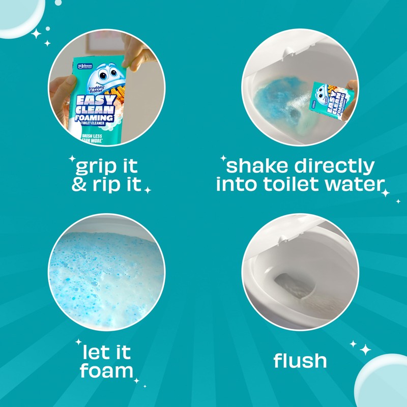 Scrubbing Bubbles Easy Clean Foaming Toilet Bowl Cleaner, Easy Toilet