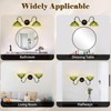 sunkryster Black Bathroom Vanity Light, 2-Light Vanity Light with Floral