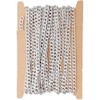 THREENEST 16.4-Feet Stainless Steel Curb Chains,Thick Decorative Cuban Twisted Links