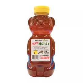 NATURZ BEEZ RAW HONEY CLOVER BLOSSOM 100% PURE RAW UNFILTERED USA HONEY - 24oz $21.95