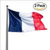 Klikil French Flag Nautical Polyester Balcony Decoration – 2 Pieces