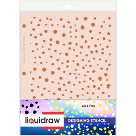 Liquidraw Design Stencils for Crafts, Layering Stencils Scrapbooking Flower Craft Painting Letter Stencil Template