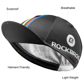 ROCKBROS Cycling Cap Sun Visor Ployester Breathable Hat for Men Women Motorcycle Caps Road Mountain Bike