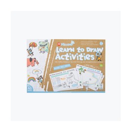 Micador jR. Drawing Activity Pad, Learn to Draw - 11.75" x 16.5" (A3) - Activites Included - FSC Certified Paper - Ages 3+