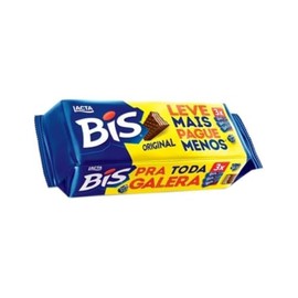 BIS Lacta - Chocolate Wafer - 4.94 Oz (PACK OF 3) Chocolate Ao Leite - 140g