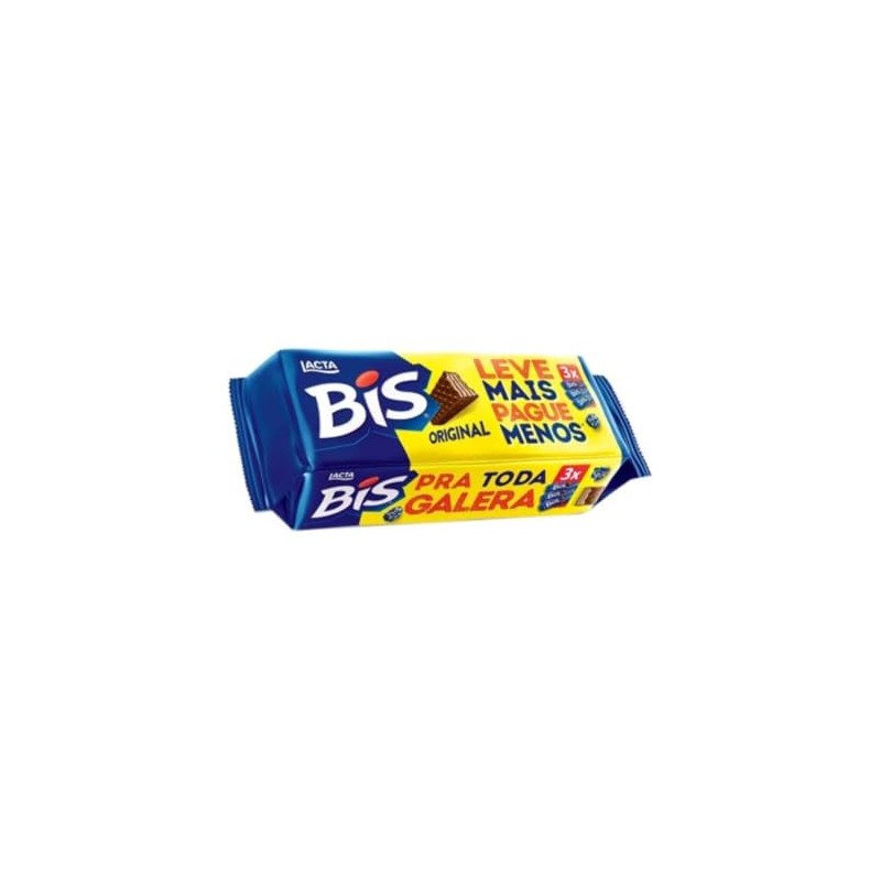 BIS Lacta - Chocolate Wafer - 4.94 Oz (PACK OF