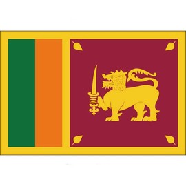 The Flag of Sri Lanka, Sinha Flag, Lion Flag, Sri Lankan Flag, 2 Sizes: 60 x 90 cm and 90 x 150 cm (60 x 90 cm)