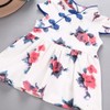 Beautiful Pattern Chinese Style Kid Dress Short Sleeve One Piece