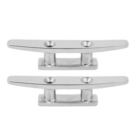 2PCs Open Base Boat Cleat 4in Universal Fit for Watercraft Boat Yacht Kayak Jet Ski Docks Decks