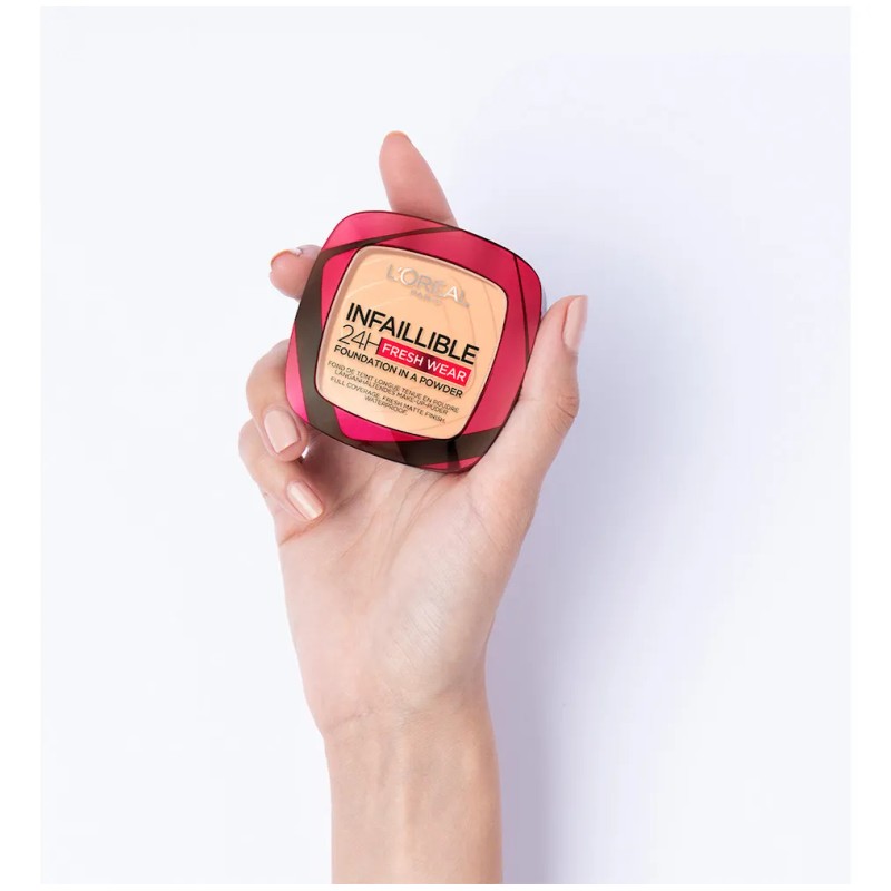 Loreal Infallible Fresh Wear 24hrs Maquillaje Polvo 9g Tono 140