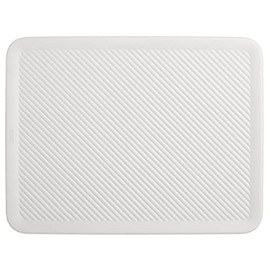 Superio Ribbed Collection Lid for Decorative Plastic Open Home Storage Bins Organizer Baskets, Large White - for Organizing Closet Shelves Drawer Shelf 15/22 Liter