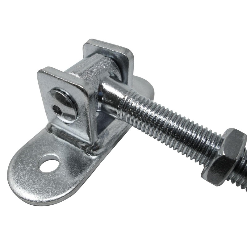 SO-TOOLS® Gate Hinge 190 mm with Mounting Plate M16 Adjustable