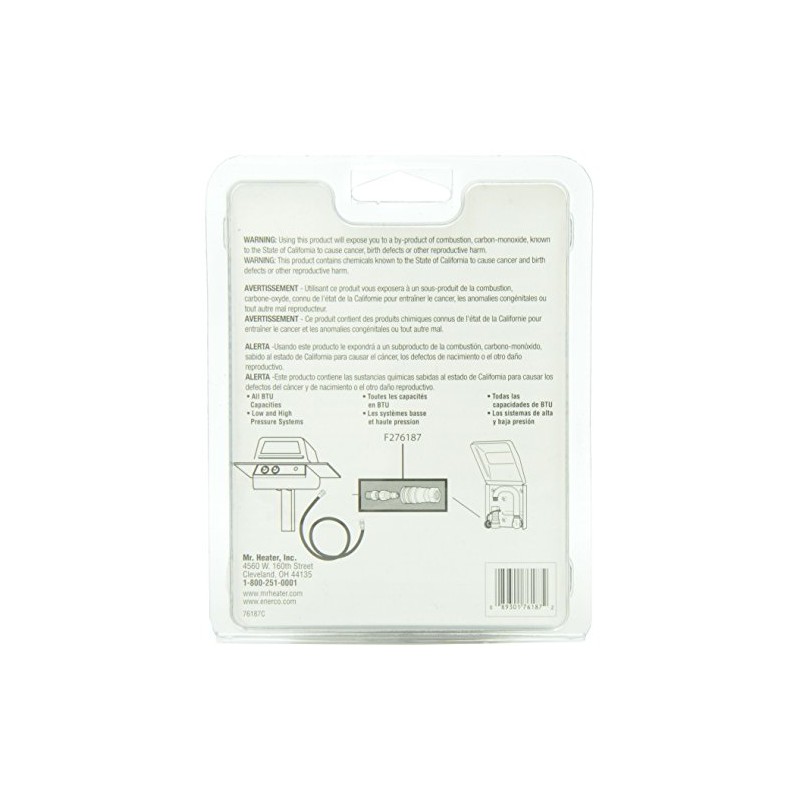 Mr. Heater F276187 Propane/Natural Gas Connector Kit 3/8 Male Pipe