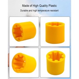 HUQUZN Vacuum Pump Coupler Sleeve Fit for Platinum & Eliminator Series DV-3E DV-4E DV-6E DV42N DV-85N DV-142N DV-200N DV-285N, Pump Sleeve Only for PR208/PR-208 Flexible Coupler Replace PR308 PR-308