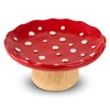 dgudgu Mushroom Fruit Bowl For Kitchen Counter 10 Inch Fruit