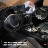 10 Pieces Leopard Print Car Steering Wheel Cover Center Console