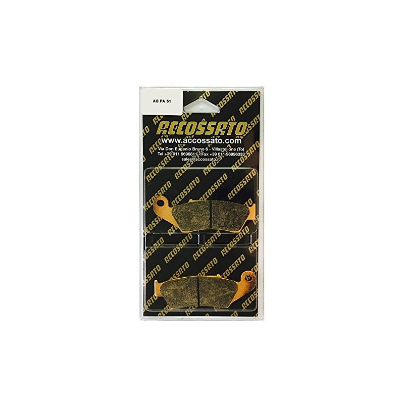 ACCOSSATO Brake Pad agpa51or, Yamaha > WR 250 R, 250