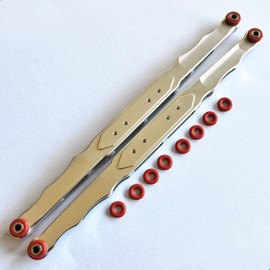 Brazos Traseros para Remolque Inferior para Traxas Unlimited Desert Racer UDR de Aluminio, Color Plateado