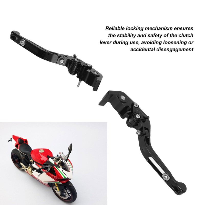 Motorcycle Clutch Brake Lever Adjustable Folding Levers Replacement for Streetfighter