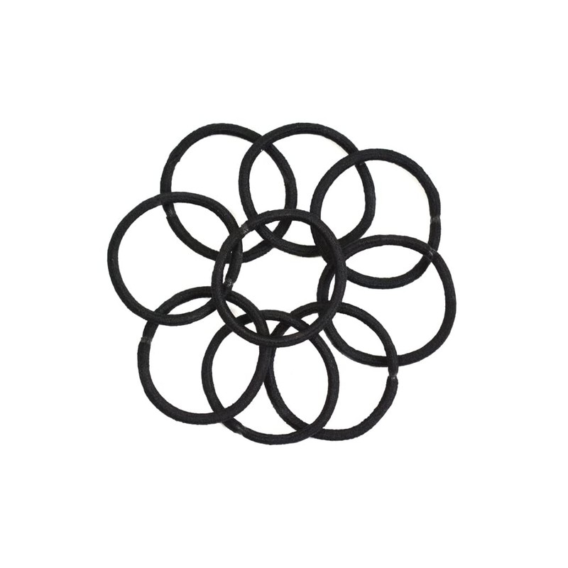45 lazos elásticos para el pelo para coleta, 4 mm,