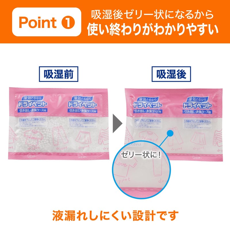 Dry Pet Dehumidifier, Sheet Type, For Drawers and Clothing Cases,