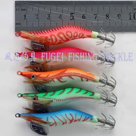 A20egi20h5C No. 2.0 Egi 5 Color Set of 5 Noctilucent Squid Fishing Eggs Bait Trees