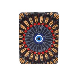 Generic Evil Eye Mandala Kaleidoscope Tan Cosmetic Mirror