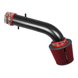 RTUNES RACING BLACK PIPE SHORT RAM AIR INTAKE + FILTER Compatible For 95-02 Honda Accord V6 2.7L/3.0L V6