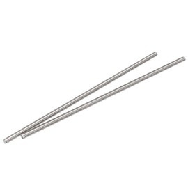 sourcing map 2Pcs M5 x 200mm Fully Threaded Rod 304 Stainless Steel Right Hand Threads