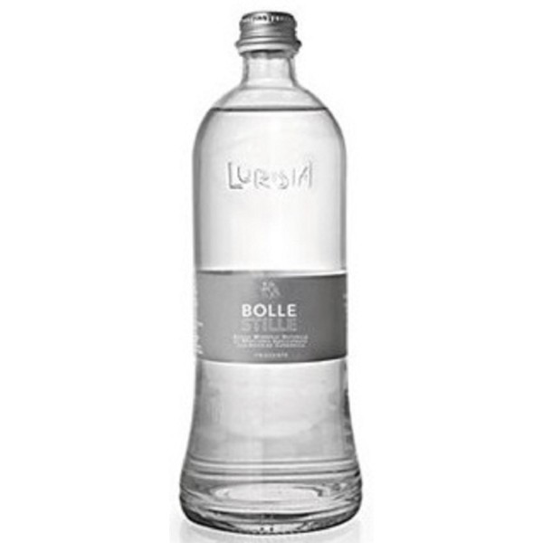 Lurisia Alu Bolle (Sparkling) Natural Spring Mineral Water, 11 fl oz (20 Glass Bottles)