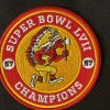 Kansas City Chiefs Super Bowl 57 embroidered iron on PATCH