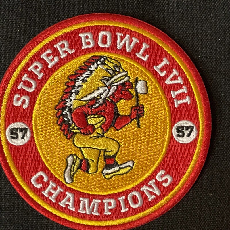 Kansas City Chiefs Super Bowl 57 embroidered iron on PATCH