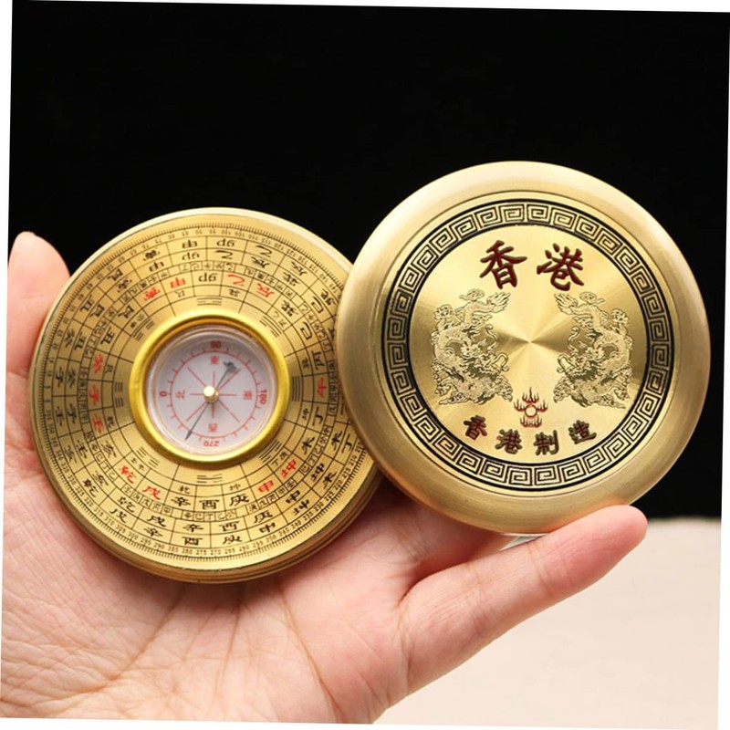 BESPORTBLE 2sets Multifunctional Chinese Compass Portable Pan Compass for Outdoor