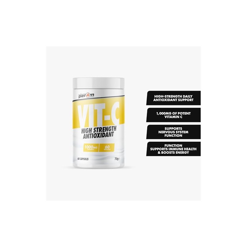Per4m VIT-C Daily High Strength Antioxidant | 1,000mg of Vitamin
