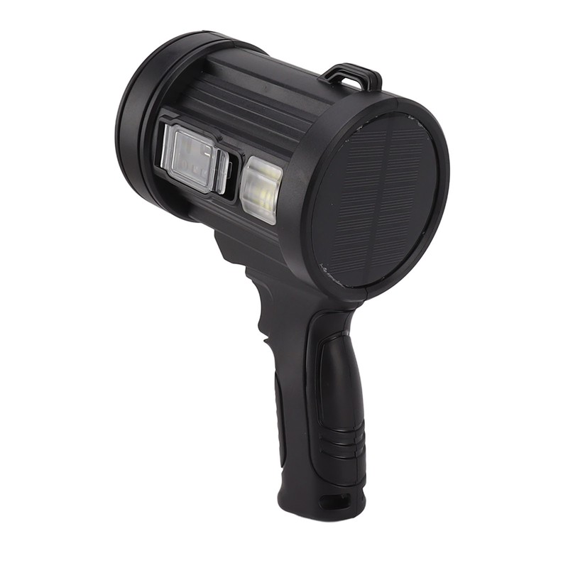 Solar Handheld Spot Light Multifunction Waterproof Super Bright Emergency Spotlight