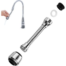 2 Piezas Extensión Para Grifo, Extensor De Rociador De Grifo Con De 360