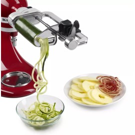 KitchenAid Pack Spiralizer KSM1APC-Flex Edge Beater KFE5T-Attachme