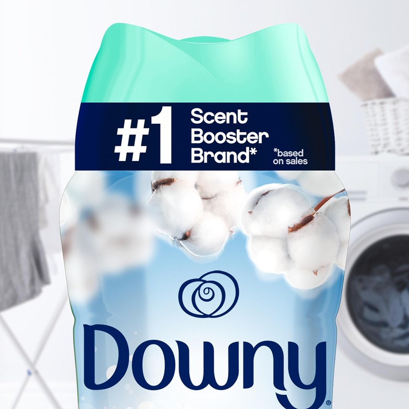 Downy Cool Cotton In-Wash Laundry Scent Booster Beads, 18.2 oz,
