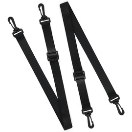 Universal Shoulder Strap, Pack of 2, Slim Strap with 25 mm Width, Length Adjustable Between 75 to 135 cm, Replacement Shoulder Strap for Travel Bags, Sports Bags, Electrical Appliances and More