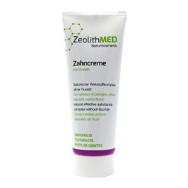 Zeolith MED Zahncreme 75 ml, Premium Xylit Zahnpasta ohne Fluorid, natürlicher Wirkstoffkomplex