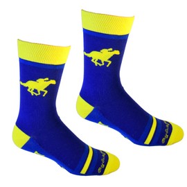 Gettin' Down and Derby Men's Socks | Derby Gift for Men Funny Novelty Fashion Dress Socks | Unique Gifts for Derby Horse Racing Lovers