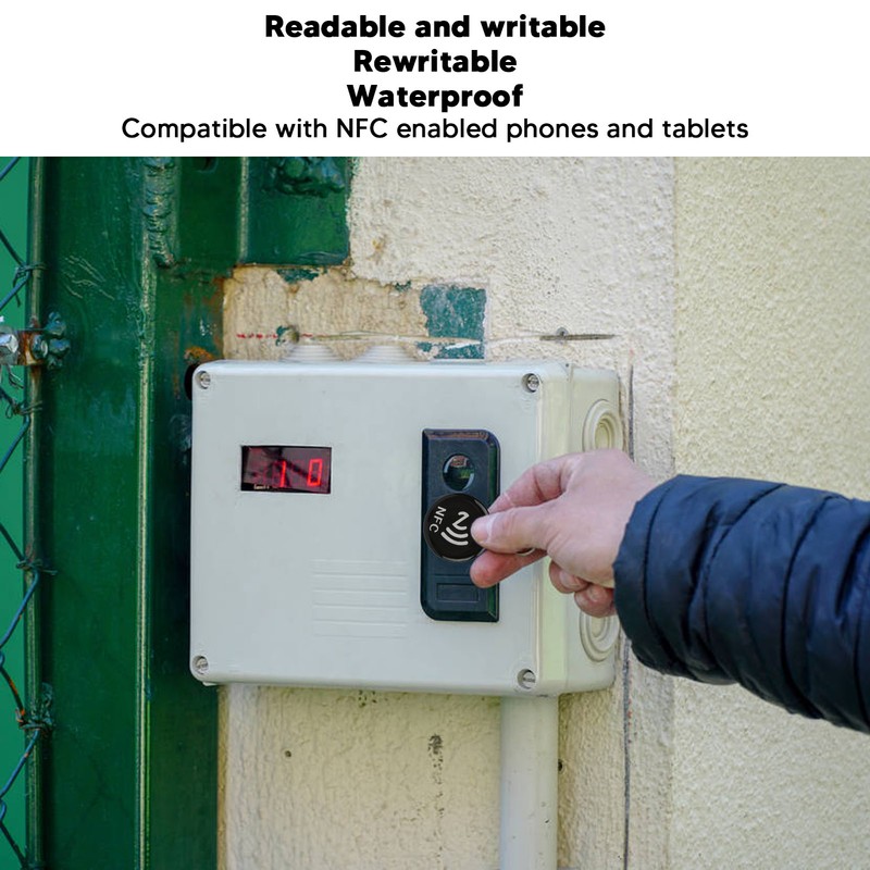 10 Pcs NFC Card 8Kbit Storage 13.56MHZ 106KBoud Rewritable Access