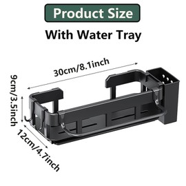 Sponge Holder for Kitchen Sink,Stainless Steel Hanging Sink Caddy Kitchen Sink Caddy Organizer with Self Draining Tray Sponge Holder for Kitchen Sponges Spice Organizers Bathroom Holder