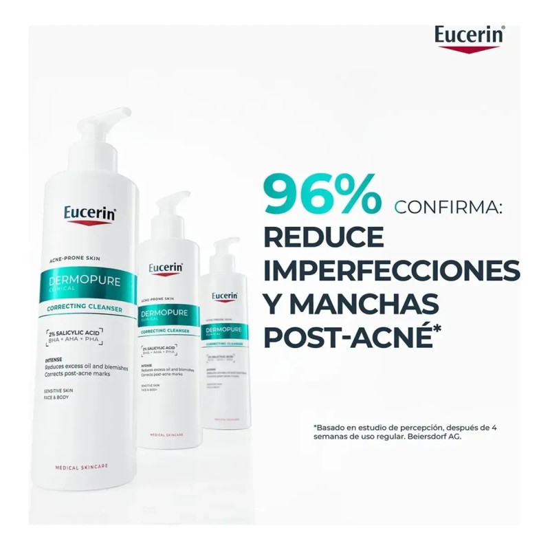Gel Limpiador Facial Eucerin DermoPure Oil Control con Ácido Salicílico